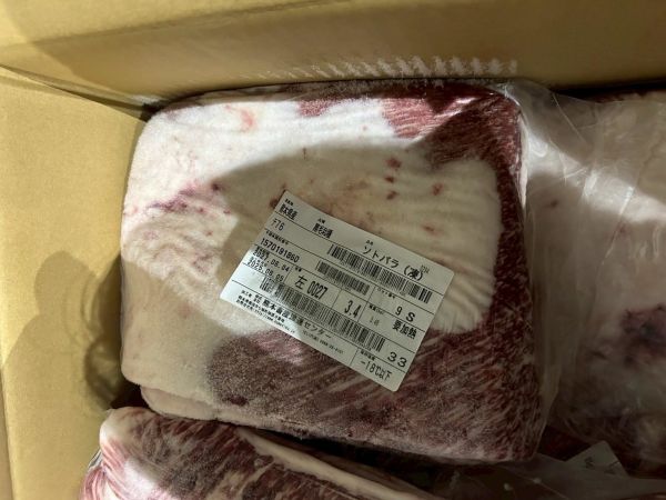 【原肉-腹肉】日本A5和牛 BMS10 L腹肉 3.4KG 日本和牛, A5和牛, 頂級和牛, 原肉和牛, 樂本和牛, 宅配和牛, 和牛直送, 燒肉和牛, 牛排和牛, 台北和牛宅配