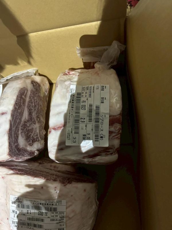 【原肉-牛排】日本A5和牛 BMS10 L肋眼 3.1KG 日本和牛, A5和牛, 頂級和牛, 原肉和牛, 樂本和牛, 宅配和牛, 和牛直送, 燒肉和牛, 牛排和牛, 台北和牛宅配