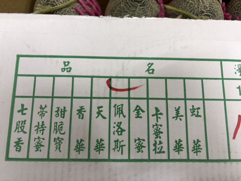 台南後壁精選佩洛斯哈密瓜 脆甜口感 甜度很高超好吃！ 