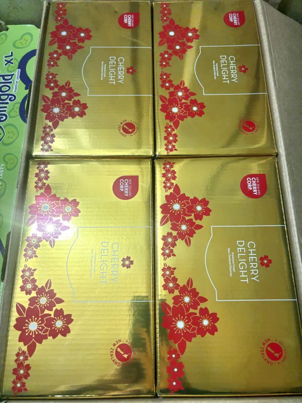 紐西蘭花牌金箱櫻桃 30-32mm規格大果 staccato品種 