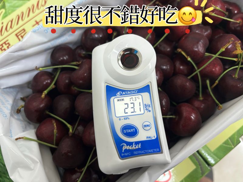 紐西蘭經典品牌亞尼士櫻桃 新鮮綠梗脆甜口感 甜度很不錯好吃 Staccato品種 28-30mm規格 