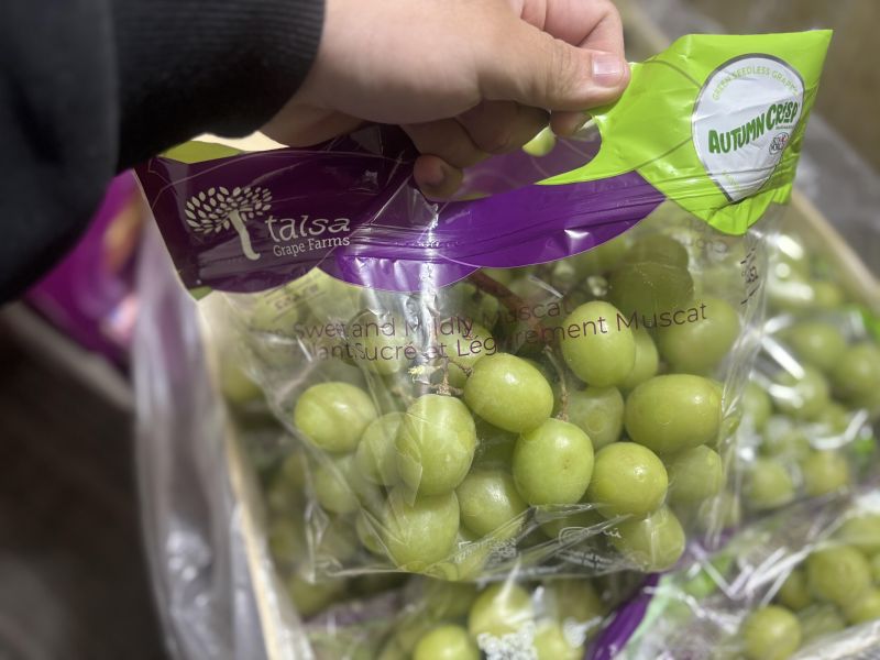 秘魯秋脆綠無籽葡萄 4J規格大果 
