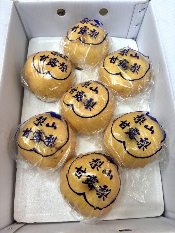 精選單層包裝梨山寶島甘露梨 脆甜口感！肉質細緻水分多 