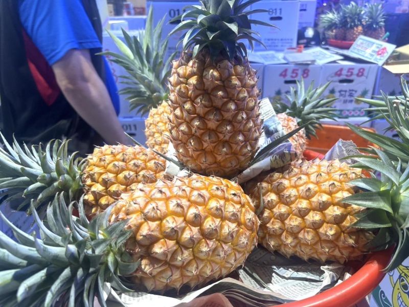 嘉義民雄金鑽鳳梨 可代削皮 香甜好吃不刮嘴 