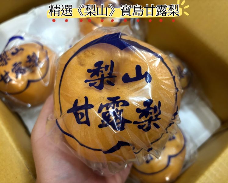 精選梨山寶島甘露梨  口感脆甜水分多 肉質細緻好吃 