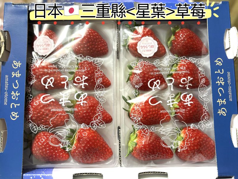 日本三重縣特殊品種 Starnight <星夜>草莓 4L最大果 高糖度款 