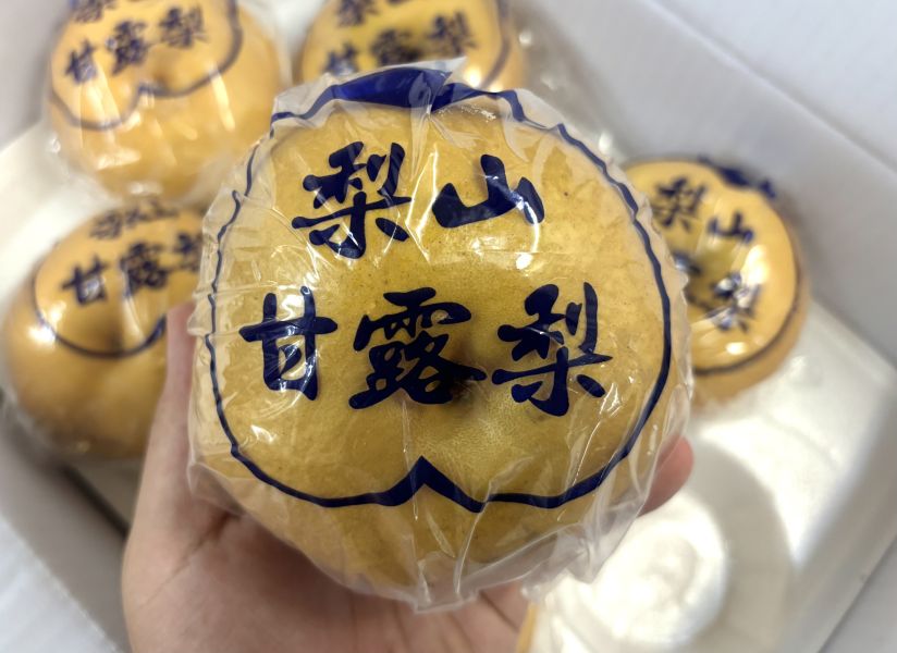 精選單層包裝梨山寶島甘露梨 脆甜口感！肉質細緻水分多 