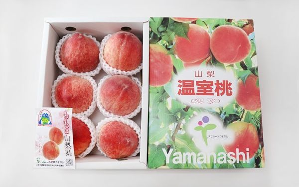 日本空運山梨縣溫室水蜜桃 最高品質最高等級 