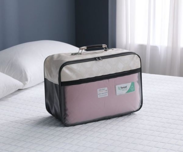 柔霧米(全素色)-80支天絲-400織萊賽爾床包枕套兩用被-(適用於33公分以下床墊)詳看內文 萊賽爾,天絲,寢具,床包,枕套,被套