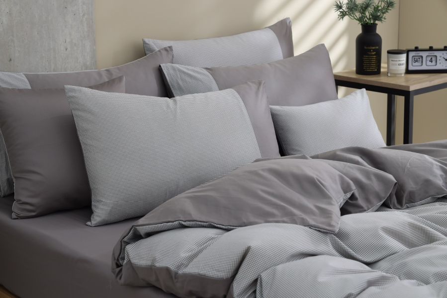 初心-暖心灰-60支純棉-300織精梳棉(適用於33公分以下床墊) 