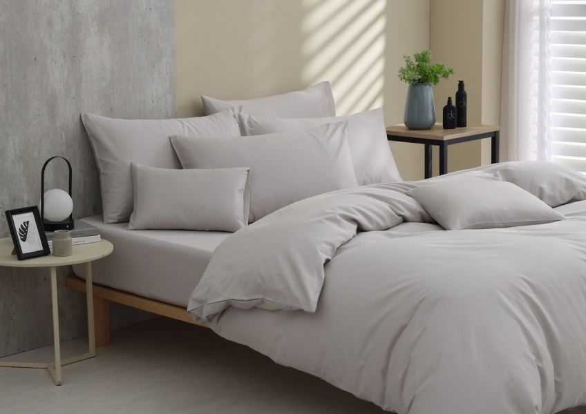 時光銀-床包兩用被 60支純棉-300織精梳棉(適用於33公分以下床墊) 純棉,寢具,床包,枕套,被套