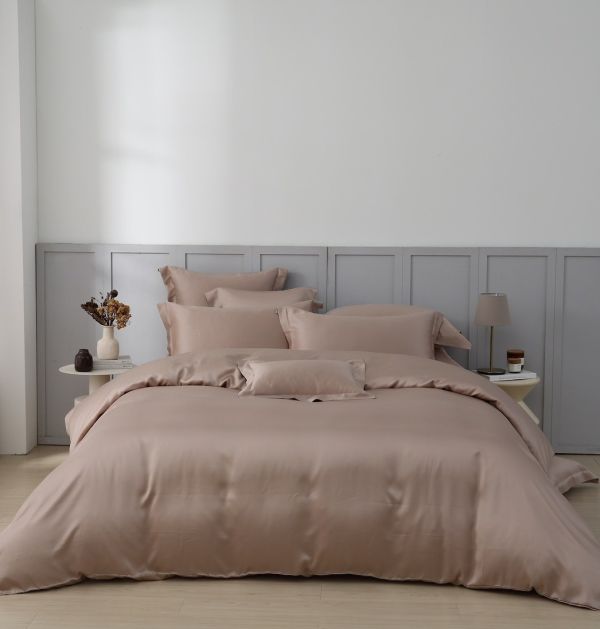 永恆-棕-床包兩用被 100支天絲雙股紗-500織萊賽爾(適用於33公分以下床墊) 萊賽爾,天絲,寢具,床包,枕套,被套、雙股紗、厚實