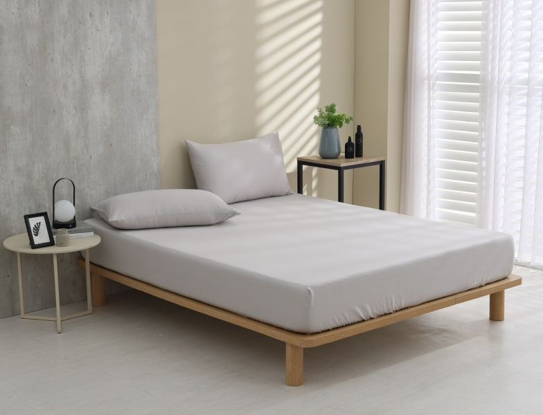 時光銀-床包兩用被 60支純棉-300織精梳棉(適用於33公分以下床墊) 純棉,寢具,床包,枕套,被套