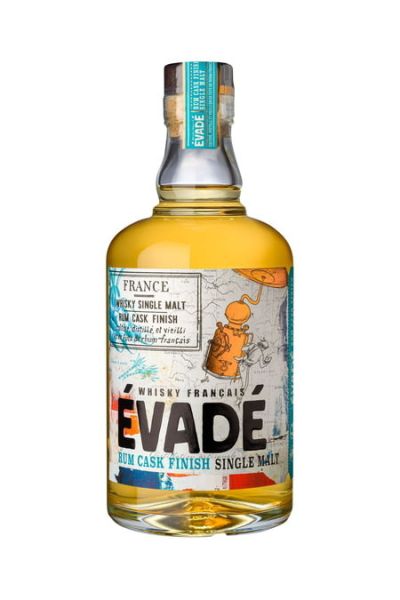 單一純麥蘭姆酒桶威士忌Whisky Evadé Rum Cask Finish with giftbox ÉVADÉ,法國,單一純麥,泥煤,雙桶,威士忌,