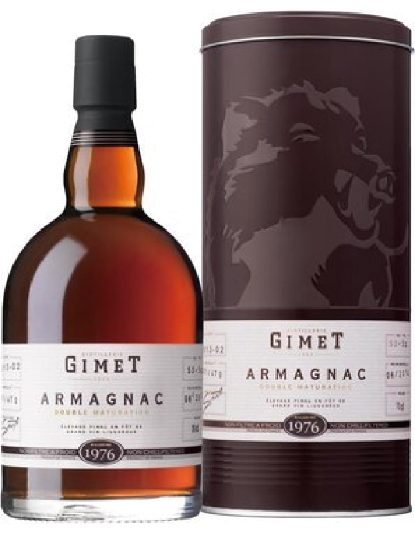 ARMAGNAC GIMET 極魅雅文邑1976 白蘭地,葡萄,蒸餾,烈酒,老年份,1972,法國,二級酒莊,干邑,雅文邑,單一,