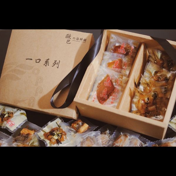 烏魚子禮盒 烏魚子, 烏金, 一口烏魚子, 一口鮑魚, 一口干貝, 干貝, 鮑魚, 鰻魚, 禮盒, 送禮, 過年, 節慶, 春節