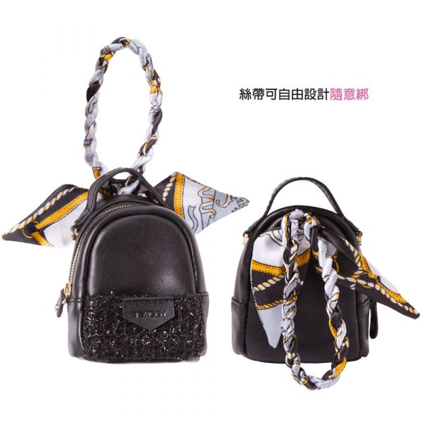 【親子系列】縮小版Baby Backpack 零錢包 黑夜星沙 