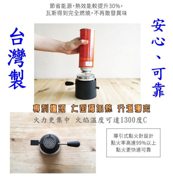 台灣製 MILA 迷你登山爐 電子式陶瓷爐頭 