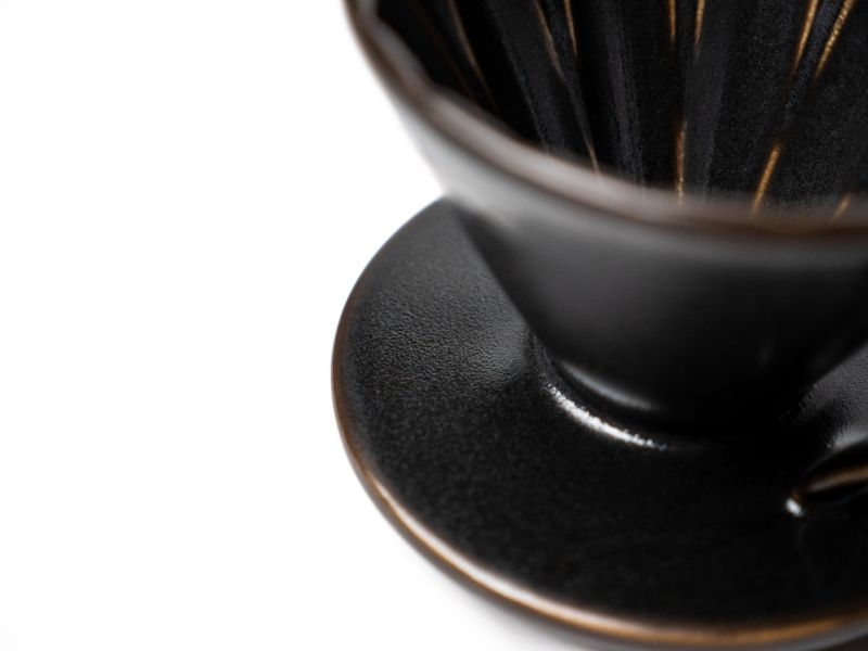 三洋 CAFEC 霧黑限量版 花瓣濾杯 有田燒 1-2/2-4人份 V型濾杯 錐形濾杯 陶瓷濾杯 三洋 CAFEC 霧黑限量版 花瓣濾杯 有田燒 1-2/2-4人份 V型濾杯 錐形濾杯 陶瓷濾杯