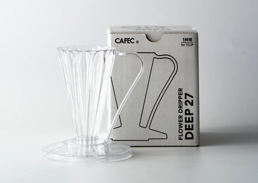 CAFEC 三洋 花卉 27° DEEP27 花瓣濾杯 深層濾杯 Tritan 無毒材質 FDD-27 CAFEC 三洋 花卉 27° DEEP27 花瓣濾杯 深層濾杯 Tritan 無毒材質 FDD-27