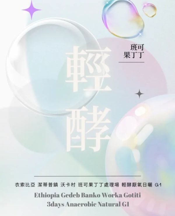 【生咖啡豆】衣索比亞 潔蒂普鎮 沃卡村 班可果丁丁處理場 輕酵厭氧 日曬 【生咖啡豆】衣索比亞 潔蒂普鎮 沃卡村 班可果丁丁處理場 輕酵厭氧日曬 G1