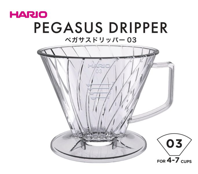 HARIO日製 PEGASUS 透明台型樹脂濾杯 梯型濾杯 PED-01/02/03-T 101 102 103扇形濾杯 HARIO日製 PEGASUS 透明台型樹脂濾杯 梯型濾杯 PED-01/02/03-T 101 102 103扇形濾杯