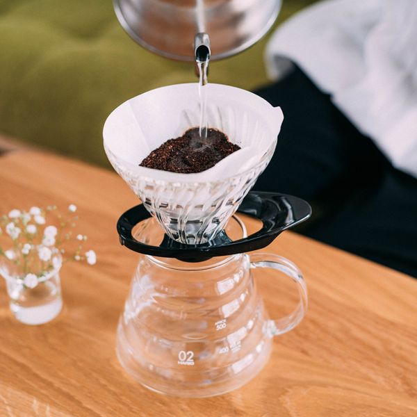 HARIO V60 旋風白 02玻璃濾杯 手沖咖啡濾杯 VDGR-02-W【桀米五日鮮咖啡】 HARIO V60 旋風白 02玻璃濾杯 手沖咖啡濾杯 VDGR-02-W【桀米五日鮮咖啡】