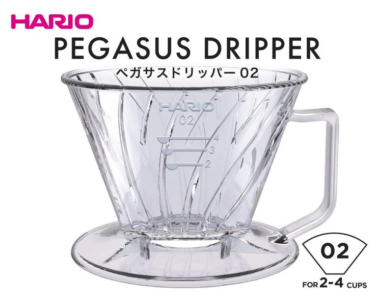 HARIO日製 PEGASUS 透明台型樹脂濾杯 梯型濾杯 PED-01/02/03-T 101 102 103扇形濾杯 HARIO日製 PEGASUS 透明台型樹脂濾杯 梯型濾杯 PED-01/02/03-T 101 102 103扇形濾杯