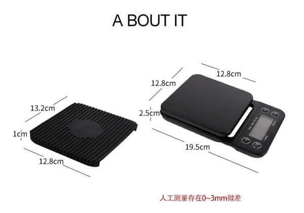 送【計量匙、隔熱墊】咖啡電子秤 順逆計時 咖啡計時秤 電子秤手沖咖啡秤 非供營業交易使用 咖啡電子秤 順逆計時 咖啡計時秤 電子秤手沖咖啡秤 非供營業交易使用