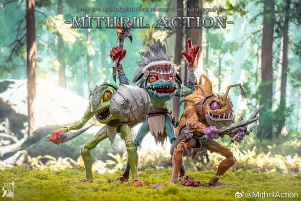 玩具聯合國★ 預購免訂金 秘銀工作室 1/10 魚人部落 刃潮勇士 高約17公分 可動完成品 
