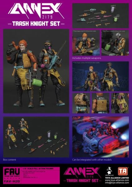 玩具聯合國★ 預購免訂金 TOYS ALLIANCE 酸雨戰爭 ANNEX 2179 FAV-H20 廢品騎士套裝 