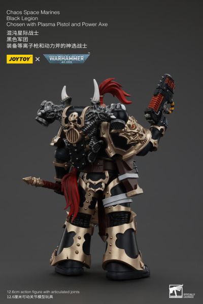 玩具聯合國★ 預購免訂金 暗源 Joytoy 混沌星際戰士 黑色軍團 A 裝備等離子槍和動力斧的神選戰士 戰鎚 