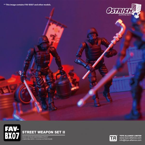 玩具聯合國★ 預購免訂金 TA FAV-BX07 STREET WEAPON set II 街頭武器II 