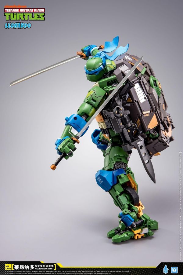 玩具聯合國★ 預購免訂金 響指動漫 合金 變形 忍者龜 Leonardo TMNT-01T 可動完成品 
