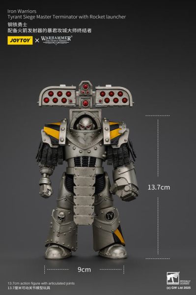 玩具聯合國 預購免訂金 joytoy 暗源 鋼鐵勇士 D 配備火箭發射器的暴君攻城大師終結者 戰鎚 戰錘 30K 