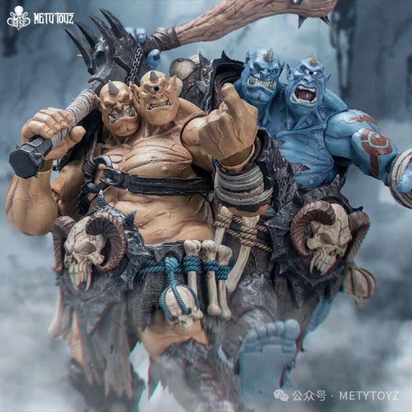 玩具聯合國 預購免訂金 Metytoyz 冒險者世界 碾顱者. 奧格魯斯 食人魔戰士 可動人偶完成品 