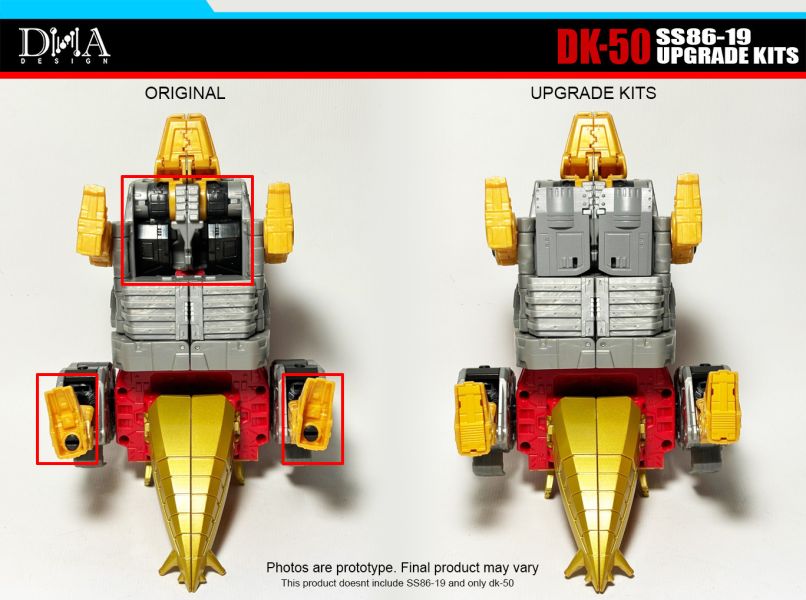 玩具聯合國★ 預購免訂金 DNA DK50 變形金剛 SS-86 L級 恐龍金剛 劍龍 嚎叫 配件包 