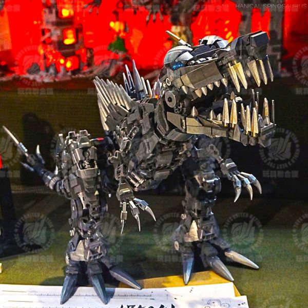 玩具聯合國★ 預購免訂金 啟迪 QD66002 巨獸紀元 燼剛劍 機械 棘背龍 積木 可相容LEGO磚 
