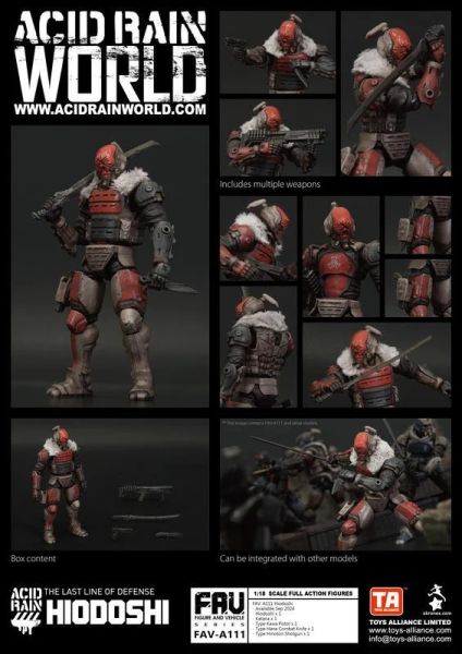 玩具聯合國★ 預購免訂金 酸雨戰爭 Acid Rain FAV-A111 赤鬼武士 