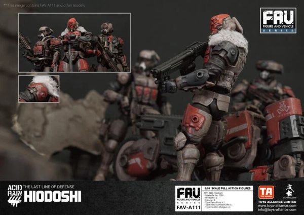玩具聯合國★ 預購免訂金 酸雨戰爭 Acid Rain FAV-A111 赤鬼武士 