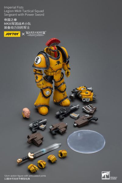 玩具聯合國★ 預購免訂金 暗源 Joytoy 帝國之拳 MkIII 軍團戰術小隊 B 裝備動力劍的軍士 
