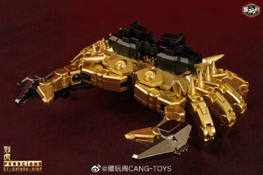 玩具聯合國★ 預購免訂金 藏玩閣 CANG-TOYS 限定版 蚩尤神 金虎 Ferocious 合體 