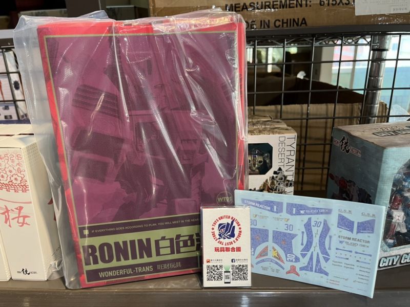 玩具聯合國 再版預購免訂金 Wonderful-Trans WT01 RONIN 白色浪人 飄移 