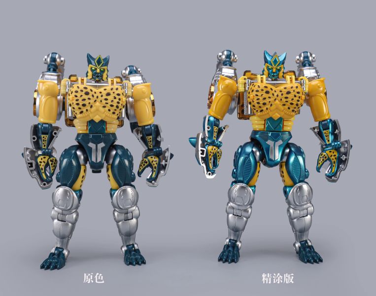 玩具聯合國★ 預購免訂金 TA BWM-03 野獸戰爭 金屬變體豹司令 二代 黃豹 超能勇士 精塗版 