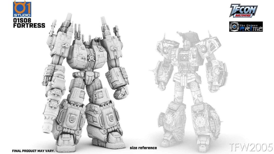 玩具聯合國★ 超前預購免訂金 01-STUDIO FOC 電玩 01S08 Fortress 猛大帥 