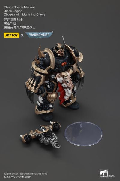 玩具聯合國 預購免訂金 暗源 Joytoy 混沌星際戰士 黑色軍團 C 裝備閃電爪的神選戰士 戰鎚40K 3.75 