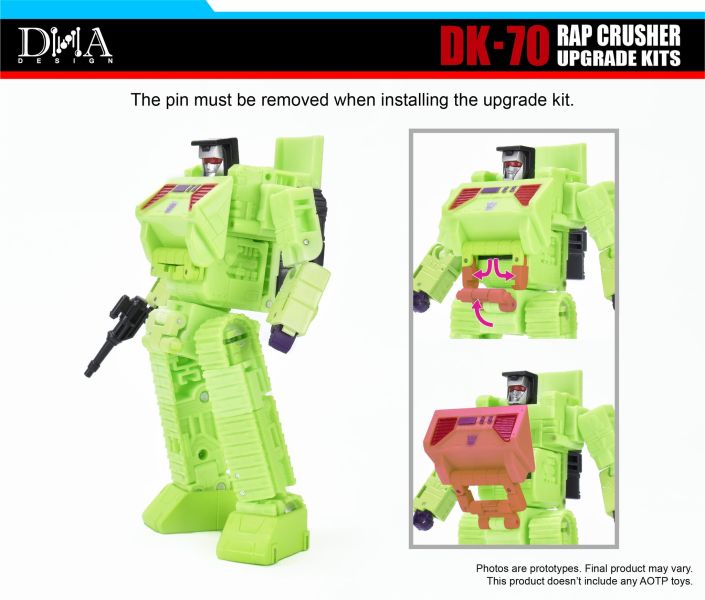 玩具聯合國 預購免訂金 變形金剛 DNA DK-70 86 大力神 碎骨魔 清道夫 配件包 