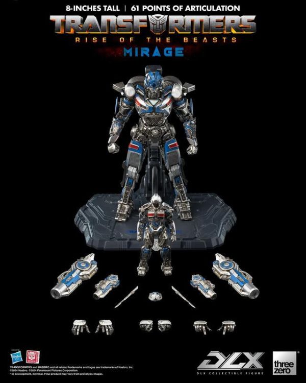 玩具聯合國 限預購換單 threezero DLX 變形金剛 萬獸崛起 幻影 & 諾亞 不可變形 