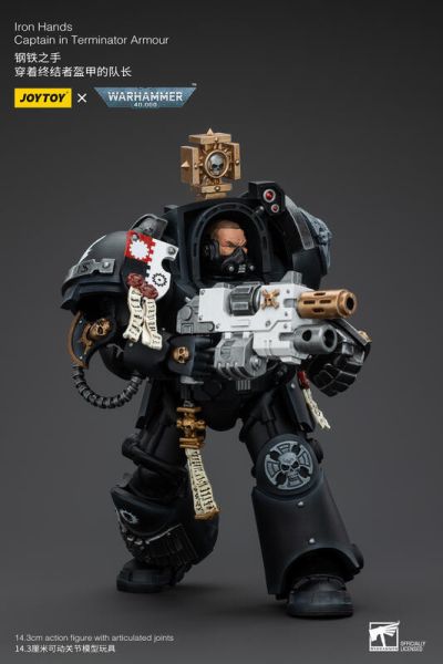 玩具聯合國★ 預購免訂金 暗源 Joytoy 鋼鐵之手 穿著終結者盔甲的隊長 鐵手 終結者 連長 戰鎚 40K 3.75 