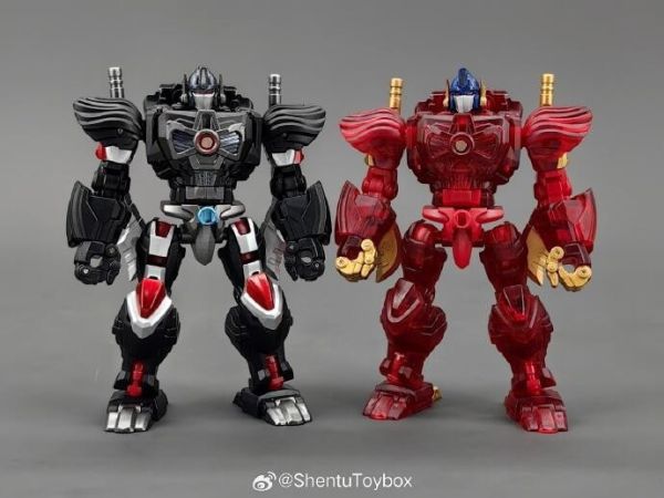 玩具聯合國★ 預購免訂金 機甲玩具 RT-01RT 野獸之戰 Caesar 凱撒 透明紅色外甲 金剛王 柯博文 小比例 